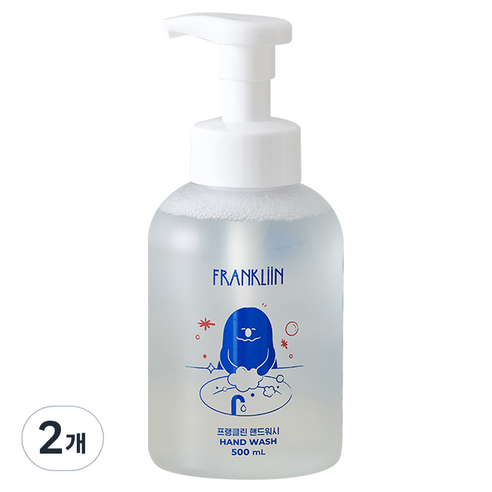 FRANKLIIN 프랭클린 핸드워시 거품형, 500ml, 2개