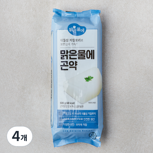 맑은물에 곤약, 600g, 1개입, 4개