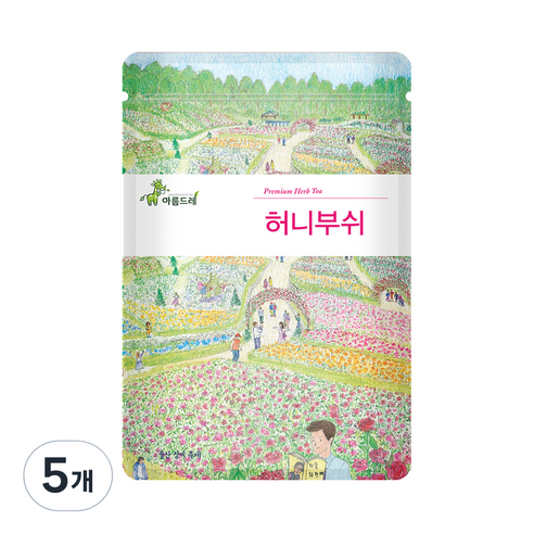 아름드레 삼각티백 허니부쉬, 1.1g, 25개입, 5개