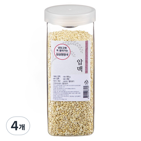월그그린 싱싱영양통 압맥, 800g, 4개