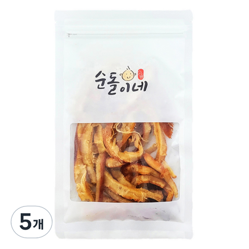 순돌이네 바베큐 페스츄리 오징어, 5개, 130g