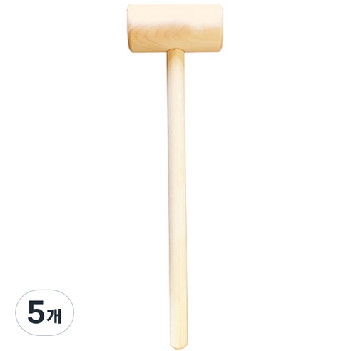 러비쉬 토닥토닥 원목 마사지 망치, 5개