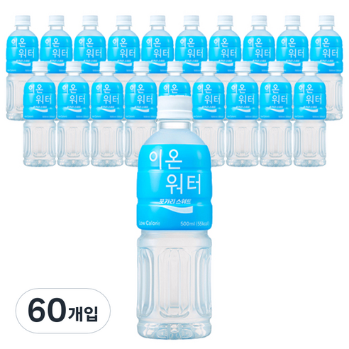 포카리스웨트 이온워터 PET, 500ml, 60개입