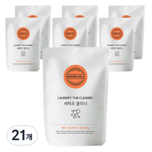 모던홀릭 세탁조 클리너, 21개, 500g