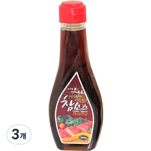 우리식품 고기엔 참소스, 300g, 3개