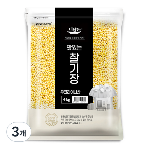 더담은 맛있는 찰기장, 4kg, 3개