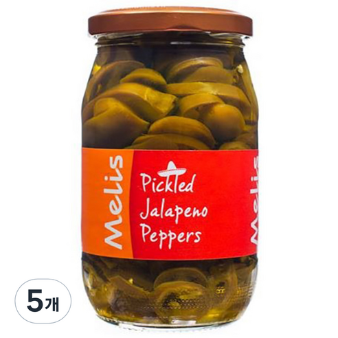 멜리스 할라페뇨 페퍼, 330g, 5개