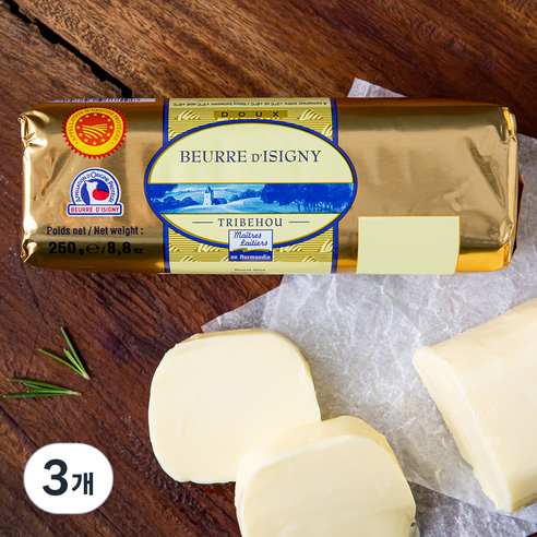 이즈니 AOP 버터 롤, 250g, 3개