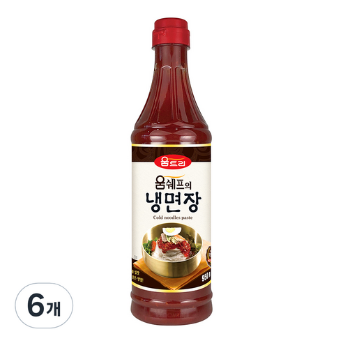 움트리 움쉐프의 냉면장, 950g, 6개