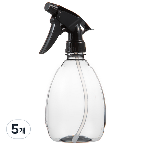 코멧 분무기 500ml, 블랙, 5개