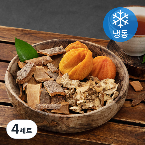 수정과 만들기 키트 곶감 건시 30g x 3개 + 계피 80g + 건생강 25g (냉동), 4세트
