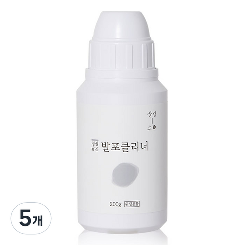 살림소 발포클리너, 200g, 5개
