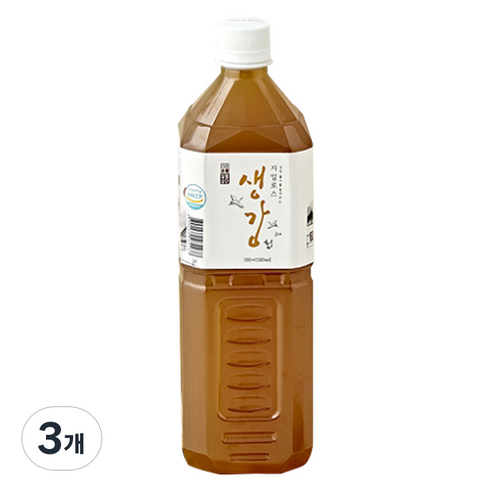 일월상단 자일로스 생강청, 3개, 1개입, 1L