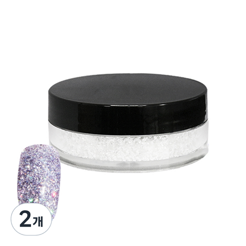 네일스케치 보석 글리터 15g, 09 섀도우, 2개