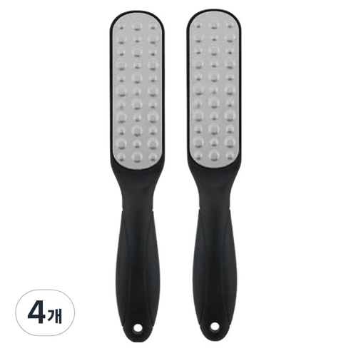 아늑공간 발바닥 뒷꿈치 각질제거기 블랙, 1개입, 4개, 100g