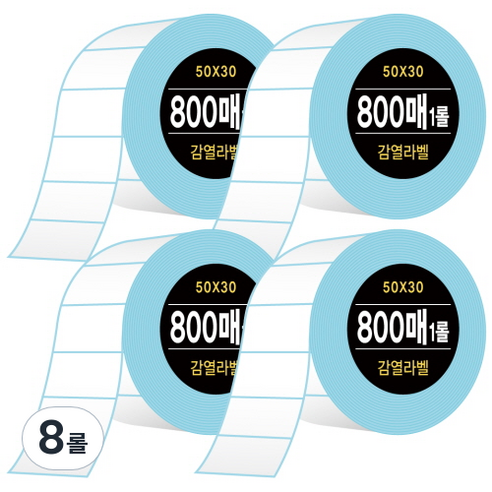 다다 감열라벨 800매, 8롤