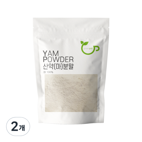 그린팟 마 분말, 200g, 2개