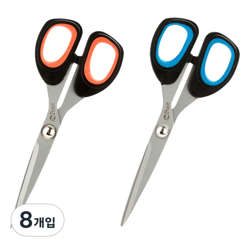피스코리아 티타늄 가위 T-101, 랜덤 발송, 8개입