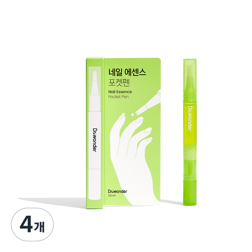 닥터원더 네일 에센스 포켓펜, 4개, 2.5ml