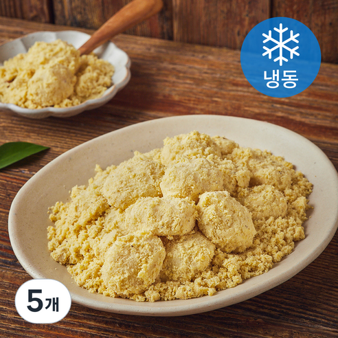 미담라이스 떠먹는 렌틸 인절미 (냉동), 350g, 5개