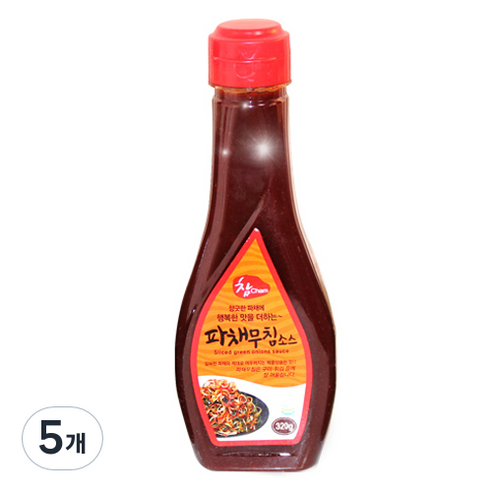 참 파채 무침 소스, 320g, 5개