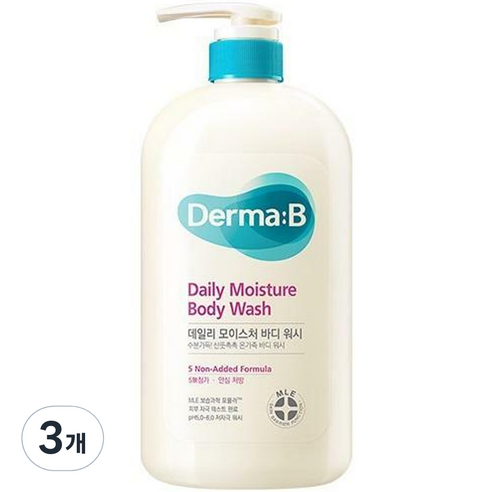 더마비 데일리 모이스처 바디워시 프레쉬 피치향, 3개, 1000ml