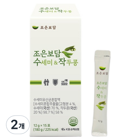 조은보담 수세미 & 작두콩, 2개, 15개입, 180g