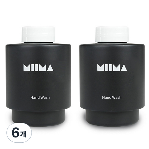 미마 핸드워시 우디향 리필, 300ml, 6개