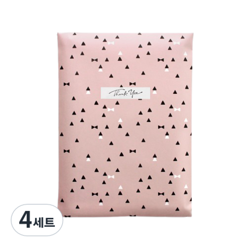 기프트백 20p + 스티커 20p 세트, 세모의 꿈, 4세트