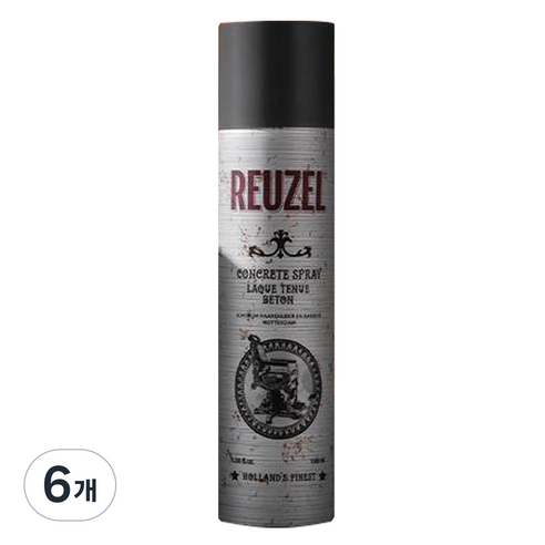 리우젤 콘크리트 헤어 스프레이, 6개, 180ml