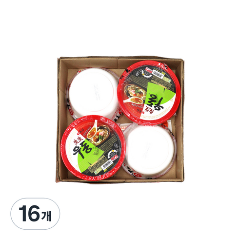 생생우동면 용기 4p, 276g, 16개