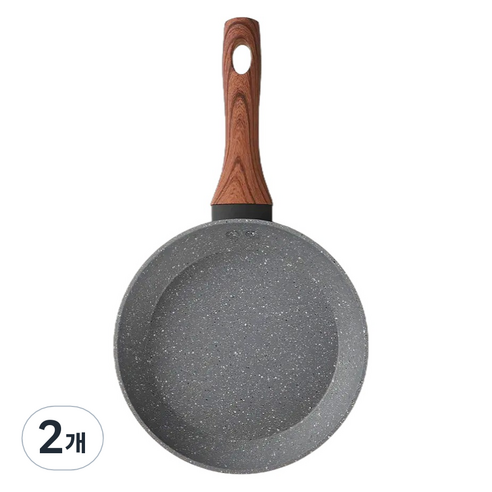 홀쿡 인덕션 IH 프라이팬 그레이, 2개, 20cm