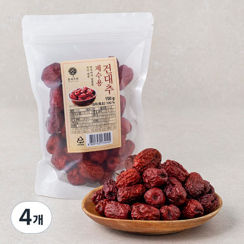 몸애조화 제수용 건대추 특초, 150g, 4개