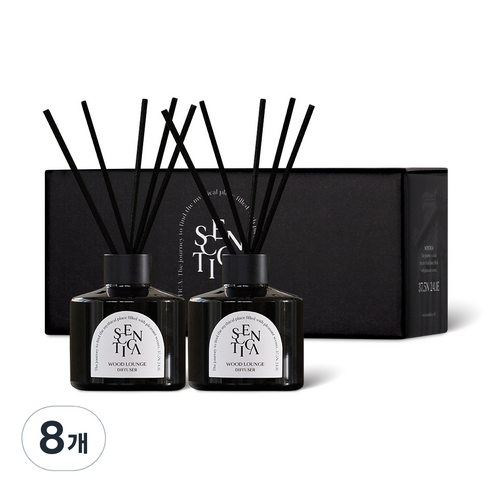 센티카 오브제 디퓨저, 07 우드라운지, 200ml, 8개