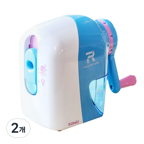 모모팝 소닉 연필깎이, 화이트, 2개