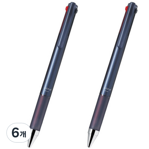 파이롯트 다기능 젤잉크 쥬스업 3색 다색펜 0.4mm, 미드나잇, 6개