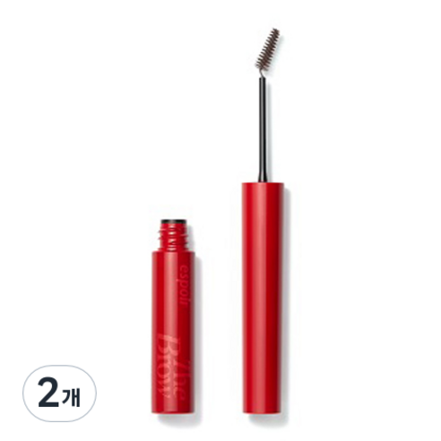 에스쁘아 더브로우 컬러 픽싱 카라, 쿨 그레이, 2개