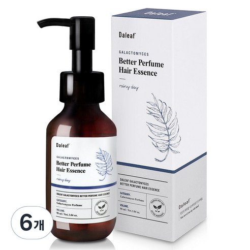 달리프 갈락토미세스 베러 퍼퓸 헤어 에센스 레이니데이향, 90ml, 6개