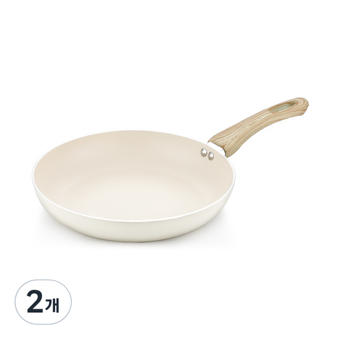 퀸센스 인덕션 로제 프라이팬, 22cm, 2개