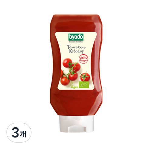 뵤도 유기농 토마토 케첩, 300ml, 3개