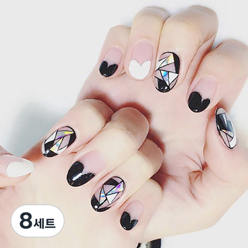 블링블링 네일스티커 걸크러쉬, 023, 8세트