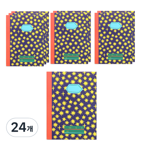헬로우모리스 초등 1-2 10칸 노트 19 x 26 cm, 별별, 24개