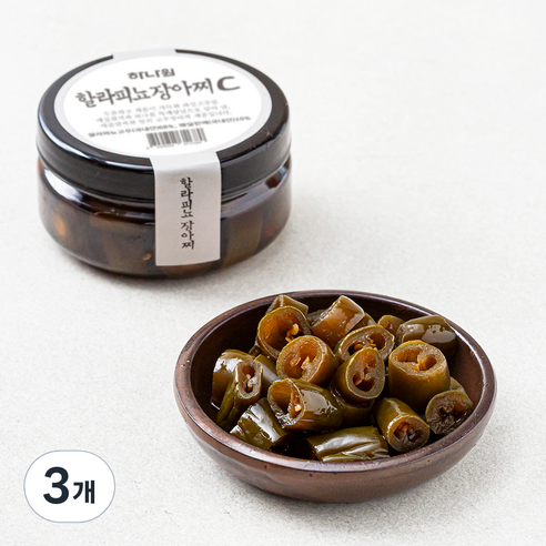 하나원 할라피뇨장아찌 C, 180g, 3개