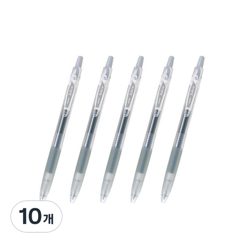 파이롯트 쥬스 젤잉크펜 0.38mm, 그레이, 10개