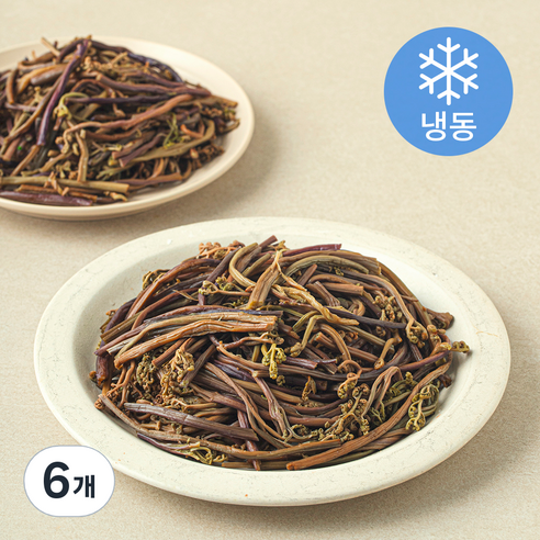 나물투데이 데친 고사리 (냉동), 6개, 1kg