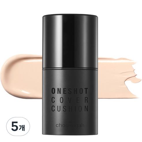 조성아TM 원샷 커버 파운데이션 SPF50+ PA++++ 30ml, 01 라이트 베이지, 5개