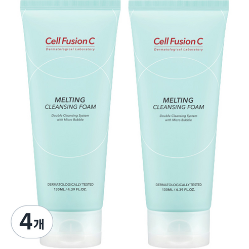 셀퓨전씨 멜팅 클렌징폼, 130ml, 4개