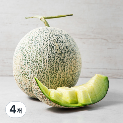 당도선별 머스크멜론, 1.6kg, 4개