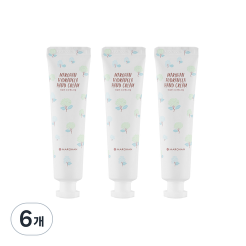 마로한 수국 핸드크림, 35ml, 6개
