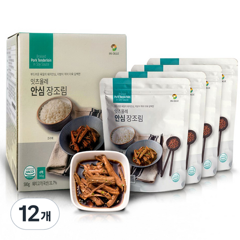 잇츠올레 안심 장조림, 145g, 12개